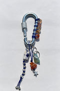 Blue carabiner